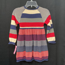 Load image into Gallery viewer, striped sweater dress
