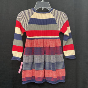striped sweater dress