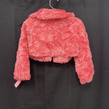 Load image into Gallery viewer, girl furry winter crop jacket
