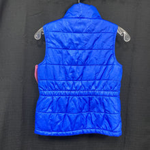 Load image into Gallery viewer, girl zip winter vest
