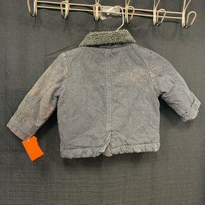 Girls button up winter jacket