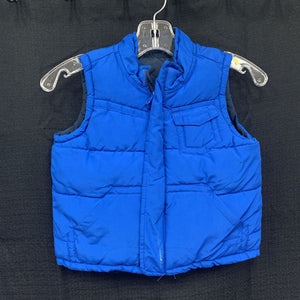 Boys zip up winter vest