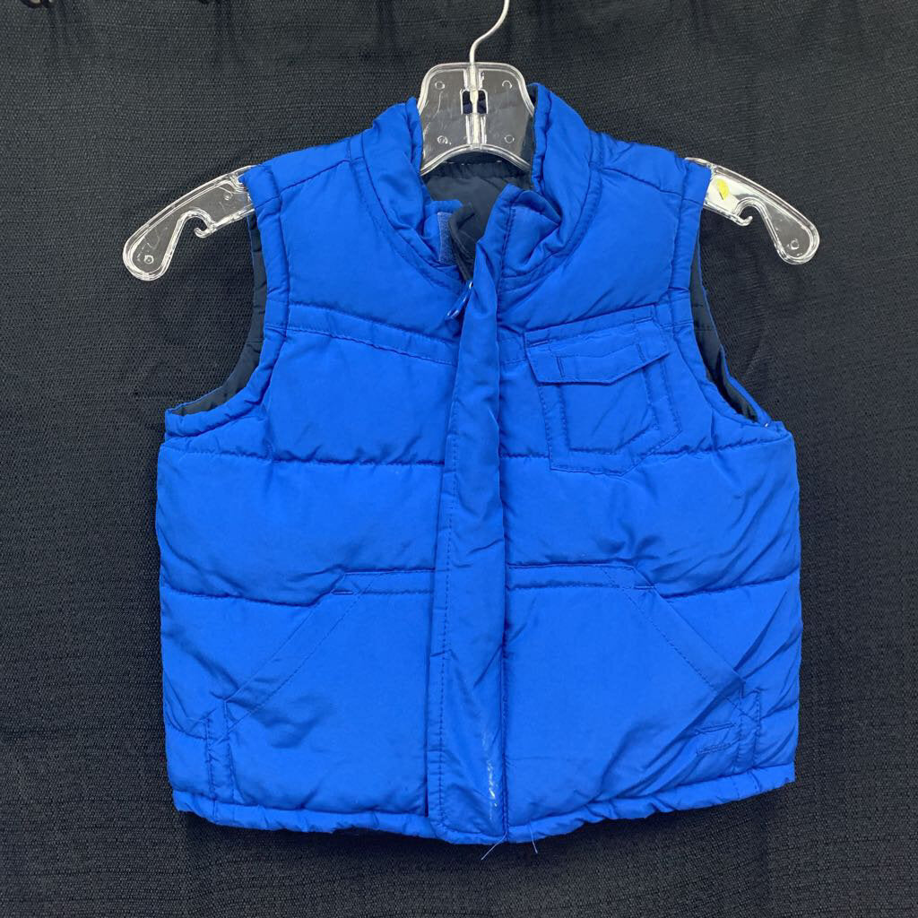 Boys zip up winter vest