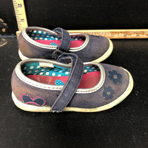 Girls floral velcro shoes