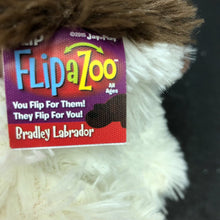 Load image into Gallery viewer, Reversible Rachel Cat/ Bradley Labrador plush
