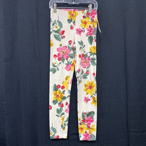 Floral strawberry leggings