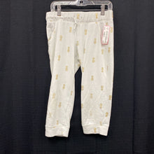 Load image into Gallery viewer, Pineapple capri sweat pants
