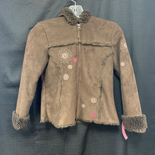 Load image into Gallery viewer, girl flower winter jacket
