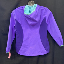 Load image into Gallery viewer, girl hooded zip winter rain jacket
