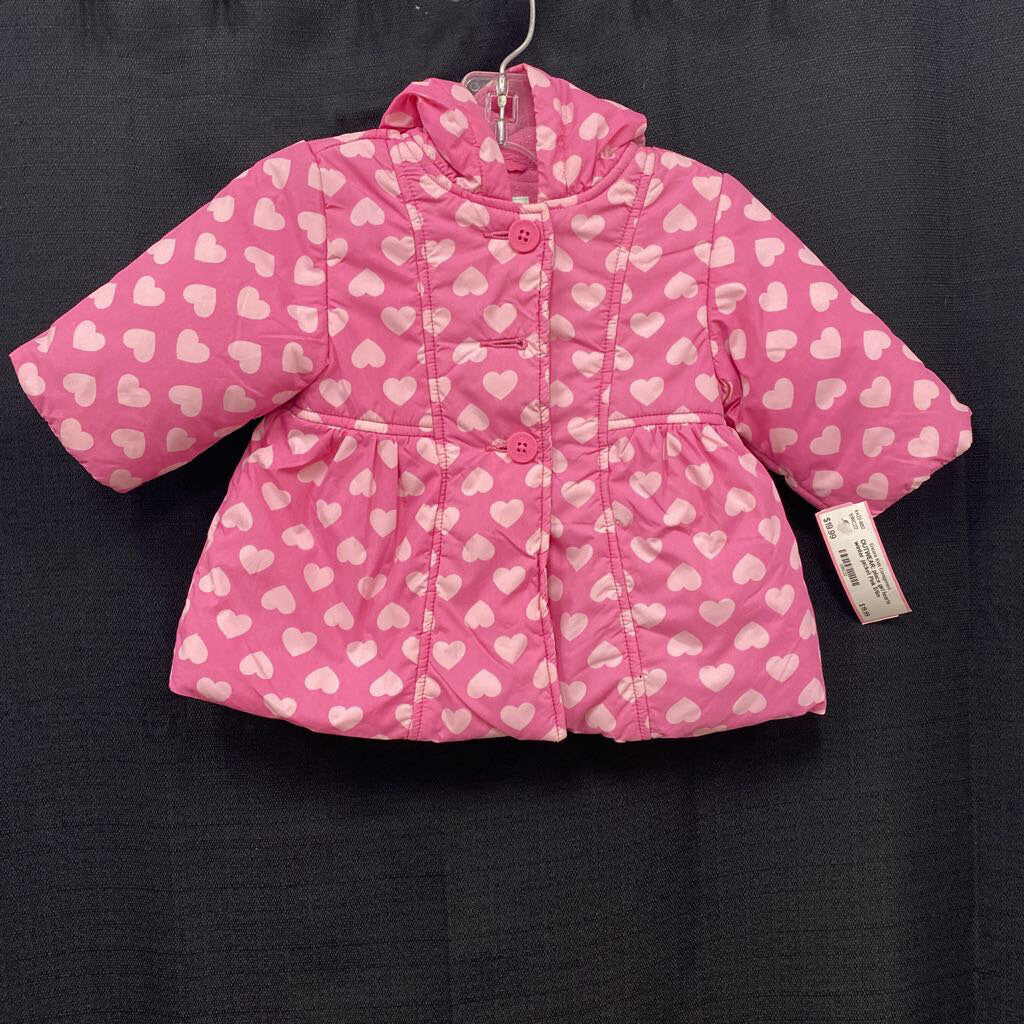 girl hearts winter jacket