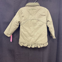 Load image into Gallery viewer, girl button winter jacket
