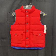 Load image into Gallery viewer, boy button zip winter vest
