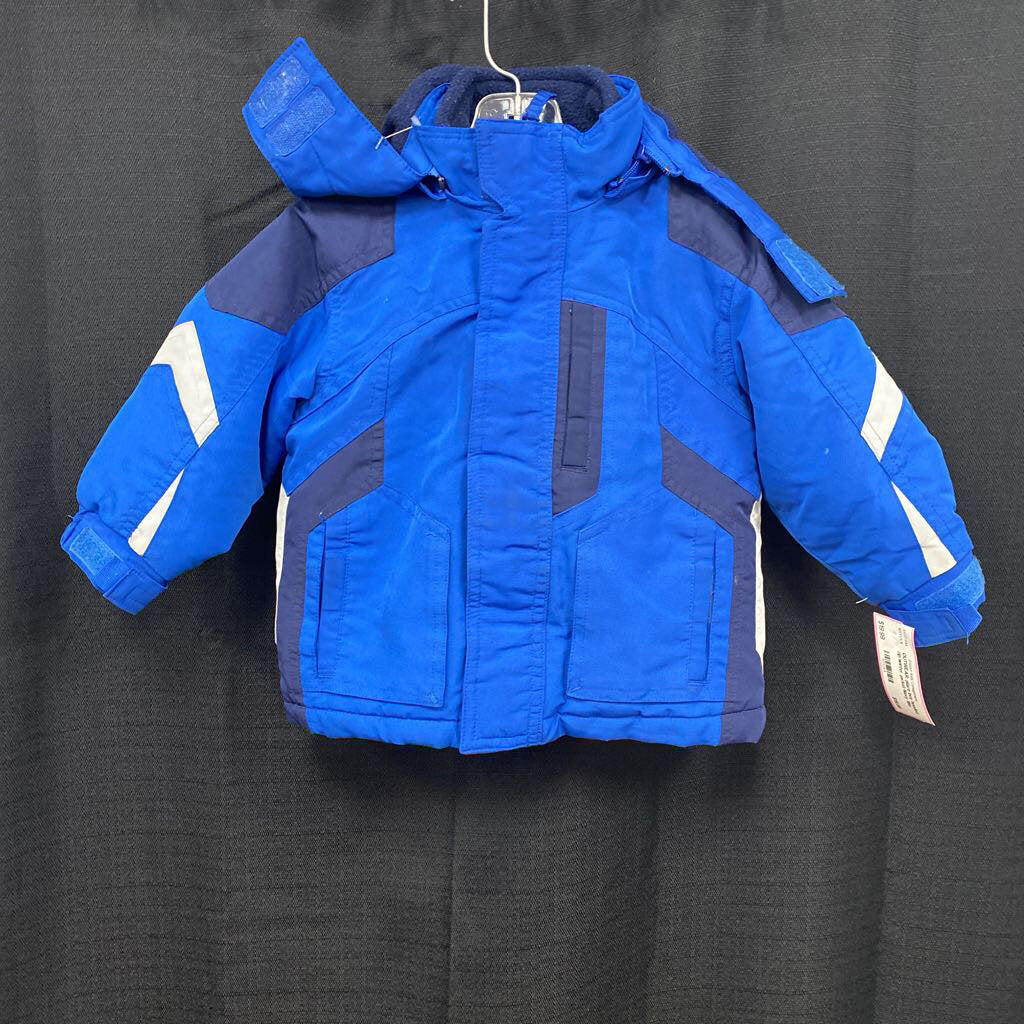 boy hooded zip winter jacket