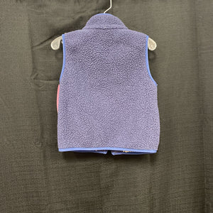 boy furry zip winter vest