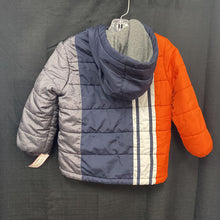 Load image into Gallery viewer, boy stripe winter jacket
