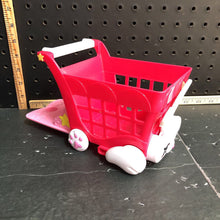 Load image into Gallery viewer, Bunny shopping cart for doll
