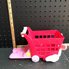 Load image into Gallery viewer, Bunny shopping cart for doll
