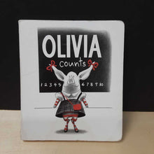 Load image into Gallery viewer, Olivia Counts (Ian Falconer) -board
