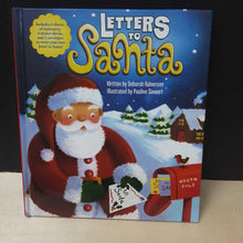 Load image into Gallery viewer, Letters to Santa (Christmas) (Deborah Halverson) -holiday hardcover
