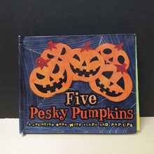 Load image into Gallery viewer, Five Pesky Pumpkins (Halloween) -holiday pop up
