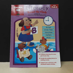 Literacy Round the Clock (The Mailbox) (Pre-K/K) -workbook