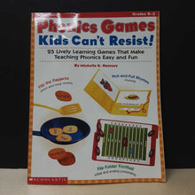 Load image into Gallery viewer, Phonics Games Kids Can't Resist! (Grades K-2) -workbook
