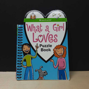 What A Girl Loves Puzzle Book (American Girl) (Trula Magruder) -paperback