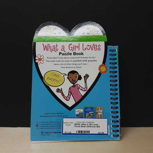 What A Girl Loves Puzzle Book (American Girl) (Trula Magruder) -paperback