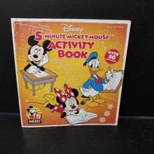 Load image into Gallery viewer, Five Minute Mickey Mouse Activity Book -activity
