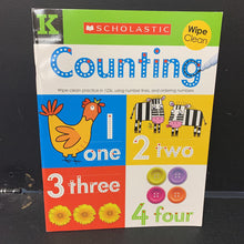 Load image into Gallery viewer, Kindergarten Counting Dry Erase -workbook
