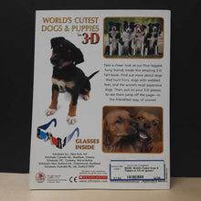 Load image into Gallery viewer, World's Cutest Dogs &amp; Puppies in 3-D w/ glasses (Lisa Regan) -paperback
