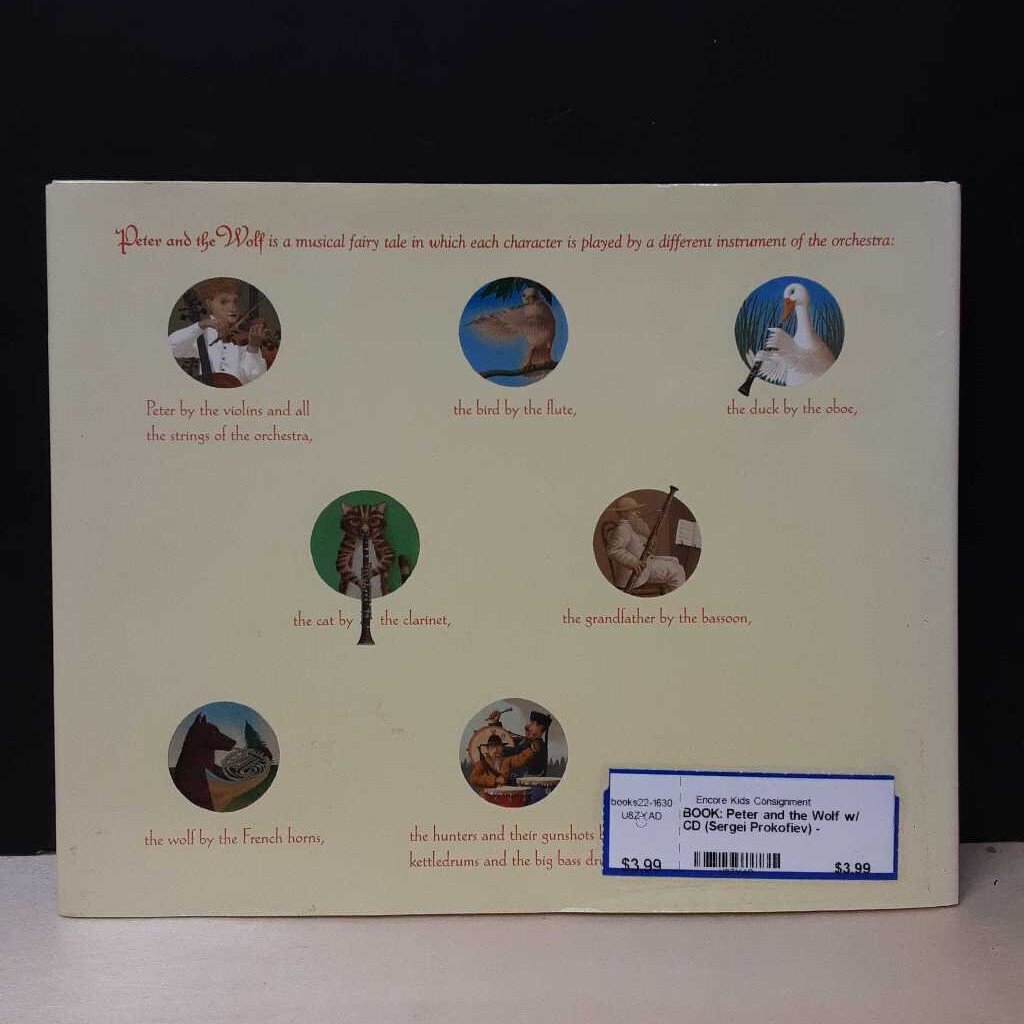 Peter and the Wolf w/ CD (Sergei Prokofiev) -hardcover