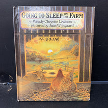 Load image into Gallery viewer, Going to Sleep on the Farm (Wendy Cheyette Lewison) -hardcover

