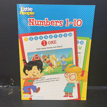 Load image into Gallery viewer, Numbers 1-10 (Little People) -workbook
