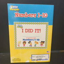 Load image into Gallery viewer, Numbers 1-10 (Little People) -workbook

