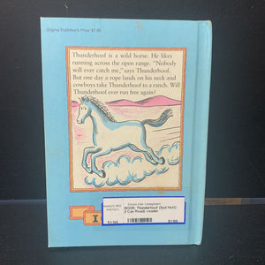 Thunderhoof (Syd Hoff) (I Can Read) -reader