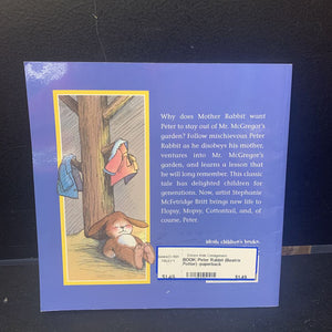 Peter Rabbit (Beatrix Potter) (Blue Cover) -character paperback