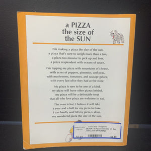 A Pizza The Size of the Sun (Jack Prelutsky) -poetry paperback