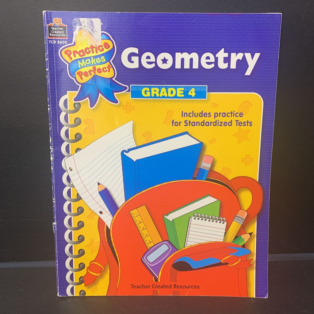 Geometry Grade 4 -workbook