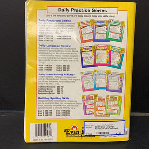 Daily Language Review, Grade 3 -workbook