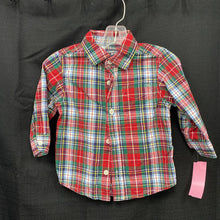 Load image into Gallery viewer, Plaid button down shirt
