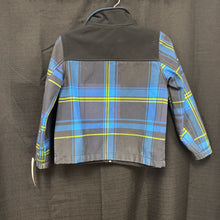 Load image into Gallery viewer, boy plaid zip winter jacket
