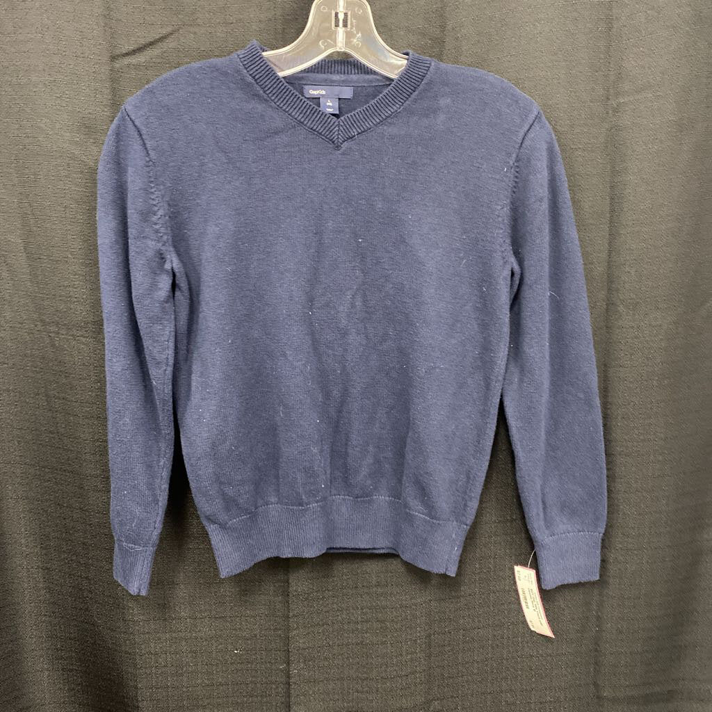 Vneck solid sweater