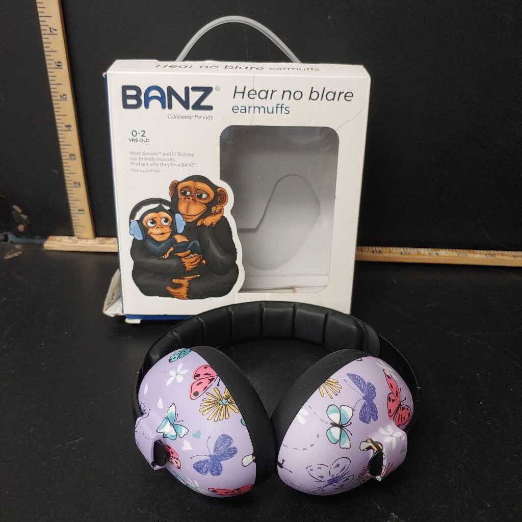 Baby Earmuffs -noise cancelling headphones Butterflies