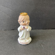 Load image into Gallery viewer, Vintage 2000 February (Amethyst) Monthly Piggy Bank Rocking Horse Figurine Count Your Blessings
