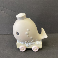 Load image into Gallery viewer, Vintage 1991 Birthday Train Series"May Your Birthday Be Mammoth" Ten Year Old whale figurine#521825
