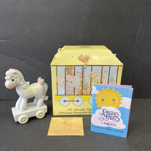 Load image into Gallery viewer, Vintage 1991 Birthday Train Series"Being Nine Is Just Divine" Nine Year Old horse figurine #521833
