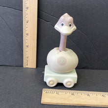 Load image into Gallery viewer, Vintage 1987 Birthday Train Series"Isn't Eight Just Great" Eight Year Old ostrich figurine #109460
