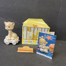 Load image into Gallery viewer, Vintage 1987 Birthday Train Series "Wishing You Grrr-Eatness"Seven Year Old Leopard figurine #109479
