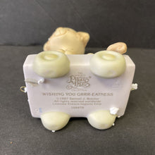Load image into Gallery viewer, Vintage 1987 Birthday Train Series "Wishing You Grrr-Eatness"Seven Year Old Leopard figurine #109479
